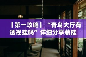 【第一攻略】“青鸟大厅有透视挂吗”详细分享装挂