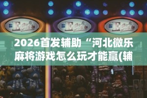 2026首发辅助“河北微乐麻将游戏怎么玩才能赢(辅助外挂+教程)