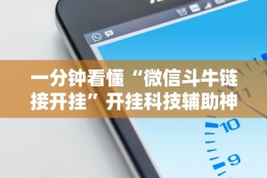 一分钟看懂“微信斗牛链接开挂”开挂科技辅助神器手机