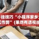 开挂技巧“小程序家乡大贰作弊”(果然有透视挂)