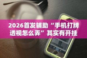 2026首发辅助“手机打牌透视怎么弄”其实有开挂插件!