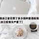 【疫情浙江省花费了多少钱啊香港疫情严重,2021浙江疫情又严重了】