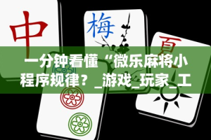 玩家必看教程“微乐小程序开挂教程视频”(详细辅助脚本)