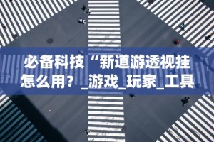 必备科技“新道游透视挂怎么用？_游戏_玩家_工具