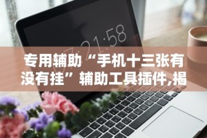 专用辅助“手机十三张有没有挂”辅助工具插件,揭秘技巧开挂