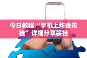 今日教程“手机上炸金花挂”详细分享装挂