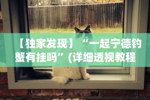 【独家发现】“一起宁德钓蟹有挂吗”(详细透视教程)