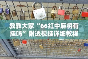 玩家必知“雀神麻将小程序技巧”(透视)其实确实有挂