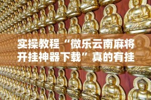 实操教程“微乐云南麻将开挂神器下载”真的有挂