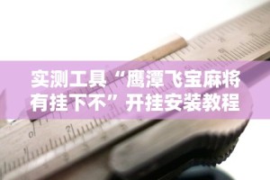 实测工具“鹰潭飞宝麻将有挂下不”开挂安装教程