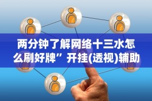 两分钟了解网络十三水怎么刷好牌”开挂(透视)辅助教程