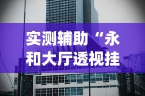 实测辅助“永和大厅透视挂下载”(曝光透视必备猫腻)