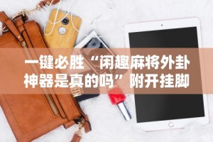 一键必胜“闲趣麻将外卦神器是真的吗”附开挂脚本详细步骤