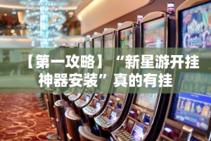 【第一攻略】“新星游开挂神器安装”真的有挂