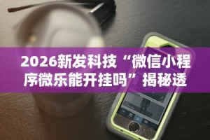 2026新发科技“微信小程序微乐能开挂吗”揭秘透视辅助万能挂用法
