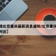 【疫情北京重庆最新消息通知/北京重庆确诊轨迹对比】