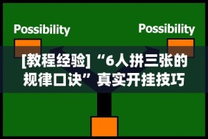 [教程经验]“6人拼三张的规律口诀”真实开挂技巧分享