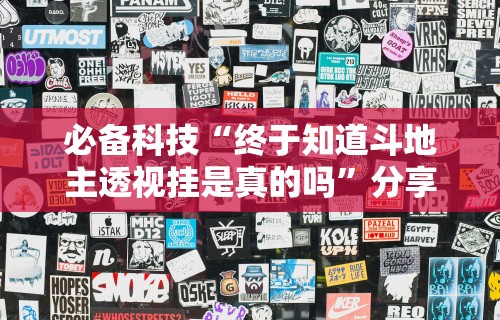 必备科技“终于知道斗地主透视挂是真的吗”分享必要外挂教程