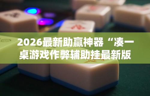 2026最新助赢神器“凑一桌游戏作弊辅助挂最新版更新内容”通用版下载教程！
