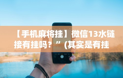 【手机麻将挂】微信哈儿麻将小程序万能开挂器”附开挂脚本