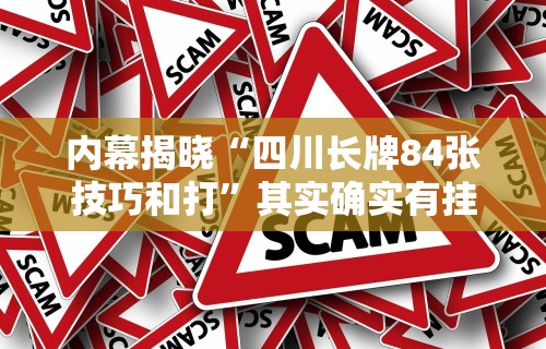 内幕揭晓“四川长牌84张技巧和打”其实确实有挂
