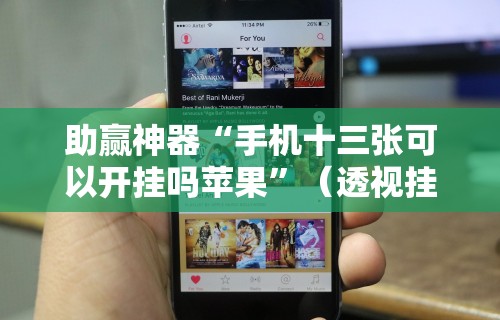 助赢神器“手机十三张可以开挂吗苹果”（透视挂）辅助神器教程