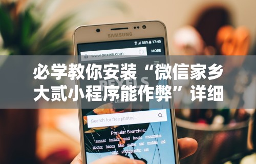 必学教你安装“微信家乡大贰小程序能作弊”详细分享装挂步骤教程
