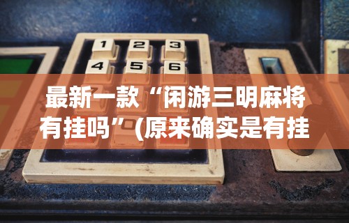 最新一款“闲游三明麻将有挂吗”(原来确实是有挂)