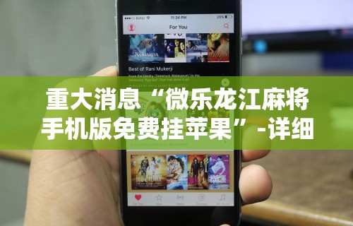重大消息“微乐龙江麻将手机版免费挂苹果”-详细教程