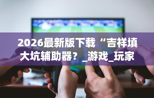 2026最新版下载“吉祥填大坑辅助器？_游戏_玩家_工具