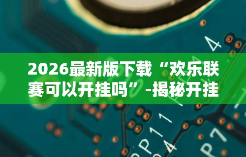 2026最新版下载“欢乐联赛可以开挂吗”-揭秘开挂教程分享