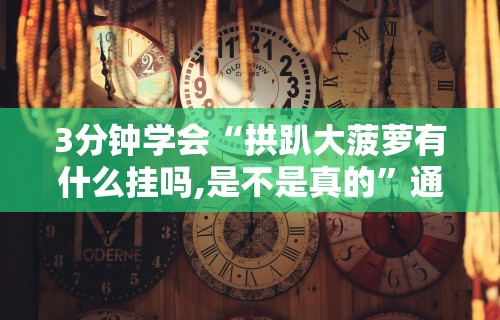 3分钟学会“拱趴大菠萝有什么挂吗,是不是真的”通用版下载教程！