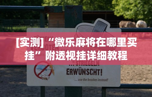 [实测]“微乐麻将在哪里买挂	”附透视挂详细教程