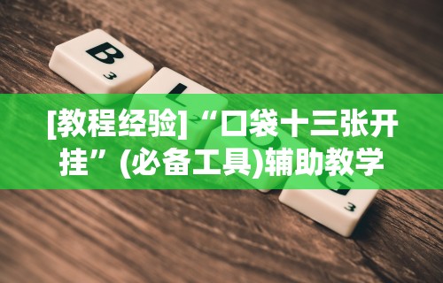 [教程经验]“口袋十三张开挂	”(必备工具)辅助教学