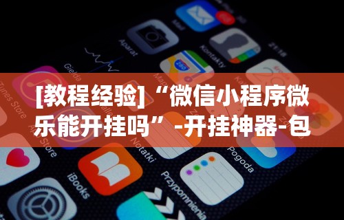 [教程经验]“微信小程序微乐能开挂吗”-开挂神器-包教包会