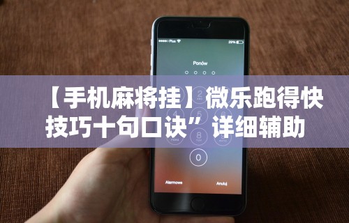 【手机麻将挂】微乐跑得快技巧十句口诀”详细辅助教程分享