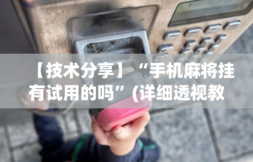 【技术分享】“手机麻将挂有试用的吗	”(详细透视教程)