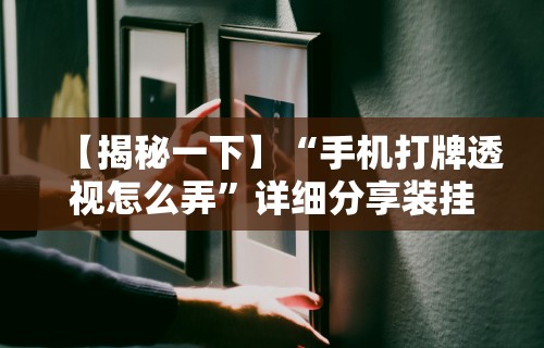 【揭秘一下】“手机打牌透视怎么弄	”详细分享装挂步骤