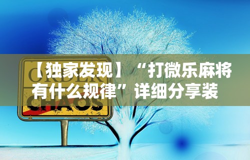 【独家发现】“打微乐麻将有什么规律”详细分享装挂步骤