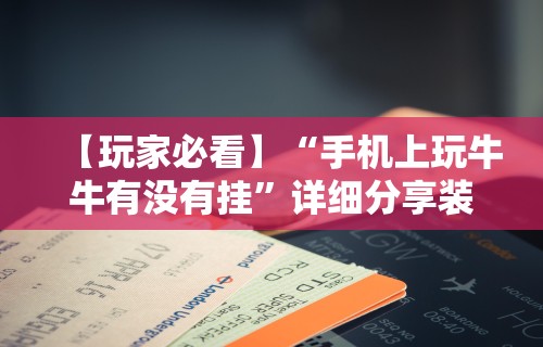 【玩家必看】“手机上玩牛牛有没有挂”详细分享装挂步骤