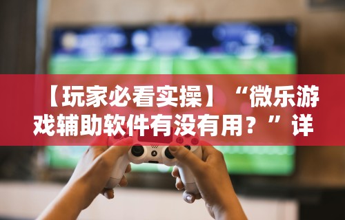 【玩家必看实操】“微乐游戏辅助软件有没有用？”详细分享装挂步骤教程