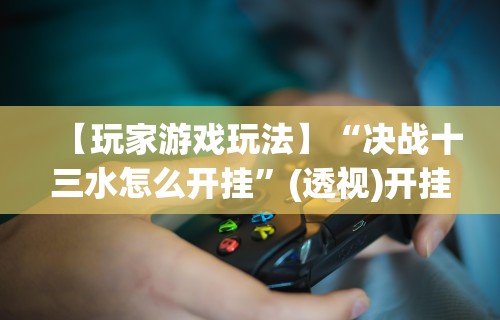 【玩家游戏玩法】“决战十三水怎么开挂”(透视)开挂详细教程