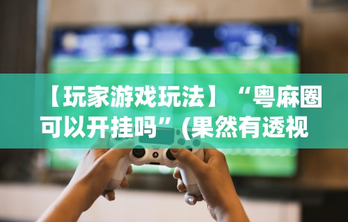 【玩家游戏玩法】“粤麻圈可以开挂吗	”(果然有透视挂)