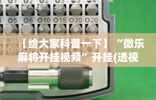 【给大家科普一下】“微乐麻将开挂视频”开挂(透视)辅助