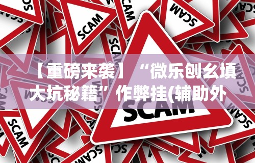【重磅来袭】“微乐刨幺填大坑秘籍	”作弊挂(辅助外挂+教程)