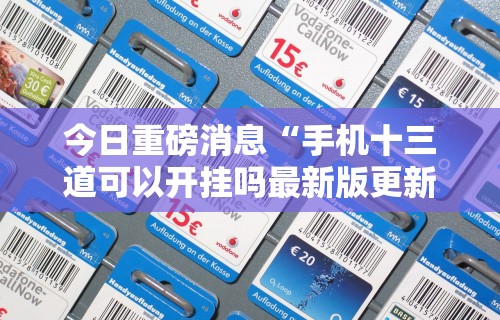 今日重磅消息“手机十三道可以开挂吗最新版更新内容”通用版下载教程！