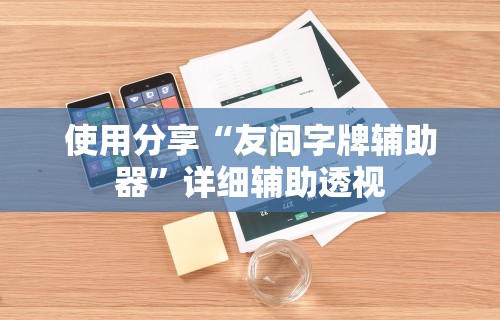 使用分享“友间字牌辅助器	”详细辅助透视