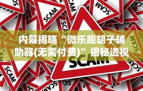 内幕揭晓“微乐跑胡子辅助器(无需付费)	”揭秘透视辅助万能挂