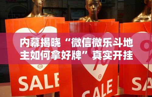 内幕揭晓“微信微乐斗地主如何拿好牌”真实开挂技巧分享