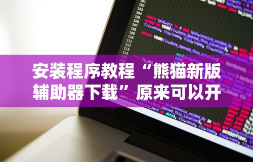 安装程序教程“熊猫新版辅助器下载”原来可以开挂